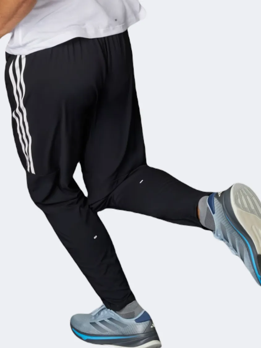 Adidas Own The Run 3S Men Running Pant Black/White