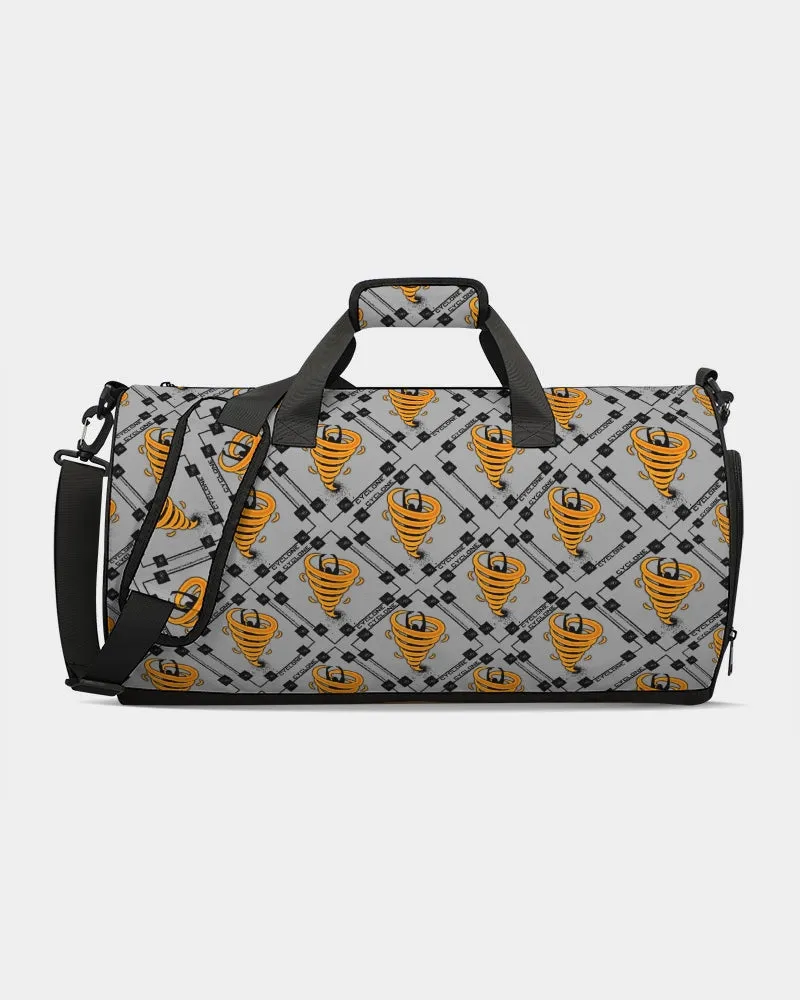 Cyclone Gray- Diamond Pattern 2023 - theagencyheadquarters Sports Duffle Bag