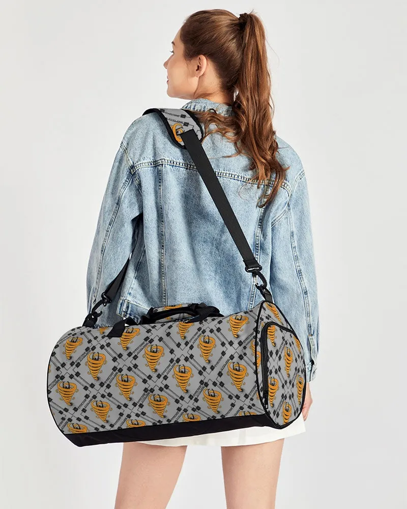 Cyclone Gray- Diamond Pattern 2023 - theagencyheadquarters Sports Duffle Bag