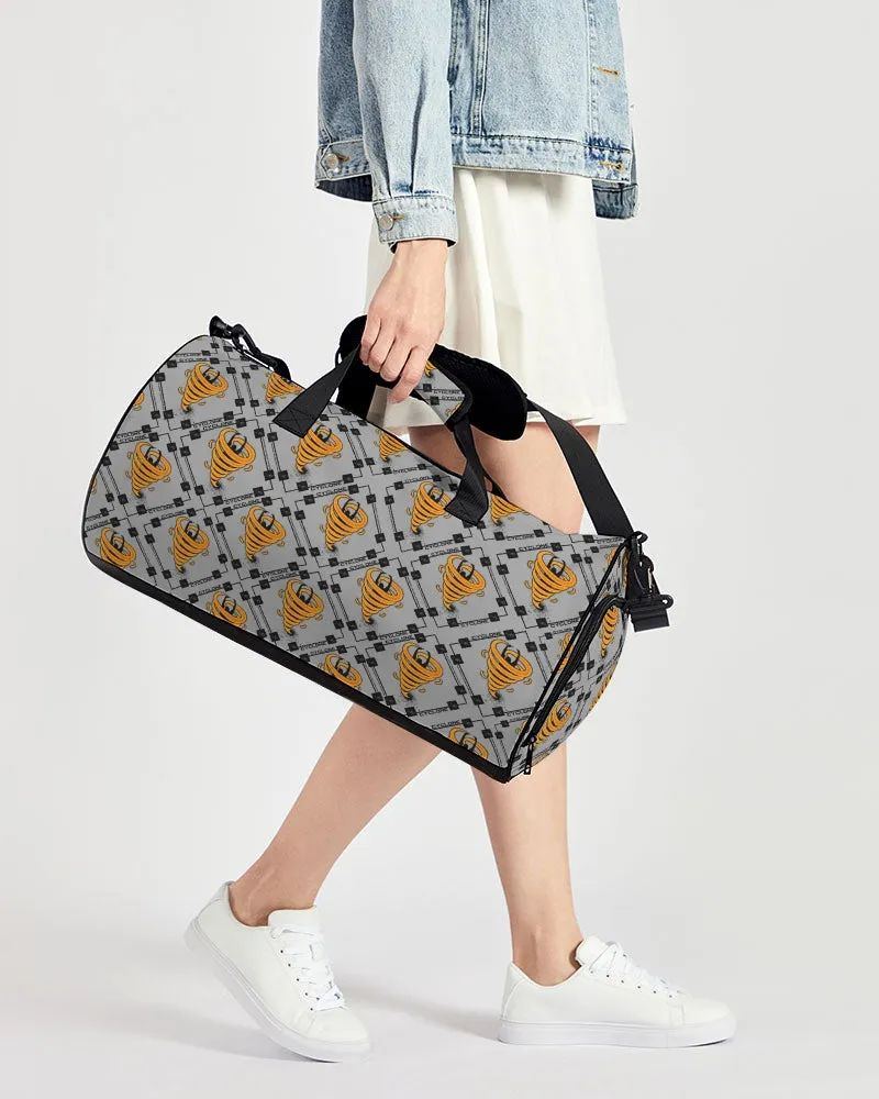 Cyclone Gray- Diamond Pattern 2023 - theagencyheadquarters Sports Duffle Bag