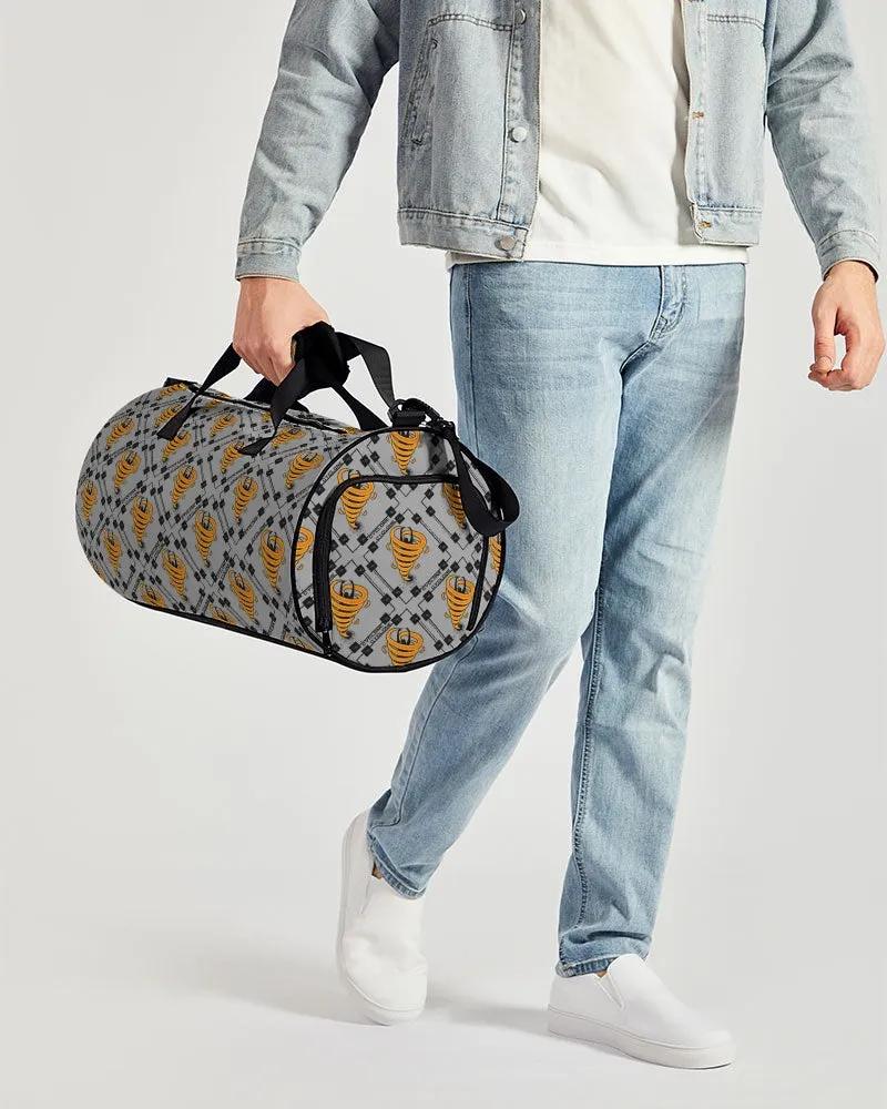 Cyclone Gray- Diamond Pattern 2023 - theagencyheadquarters Sports Duffle Bag