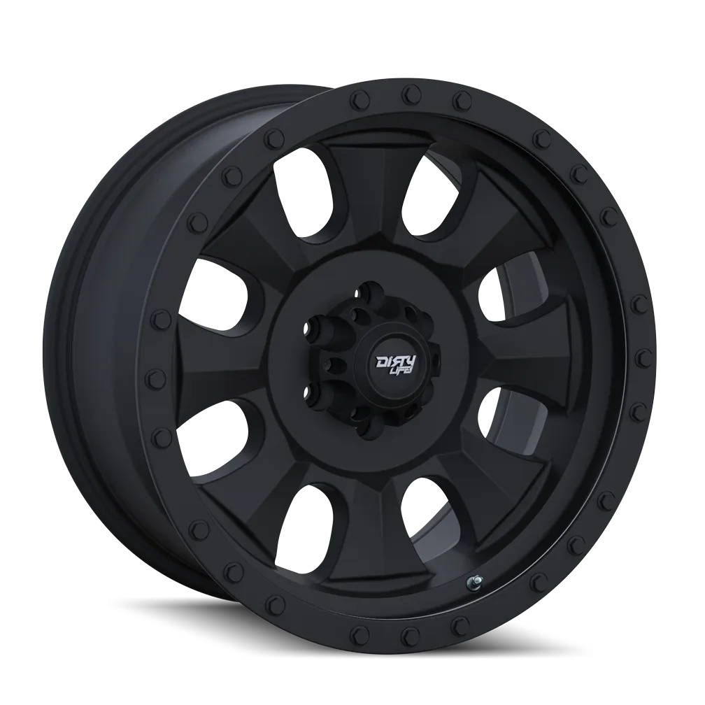 DIRTY LIFE 9300-2136MB IRONMAN (9300) MATTE BLACK/BLACK BEADLOCK 20X10 6-135 -19MM 87MM