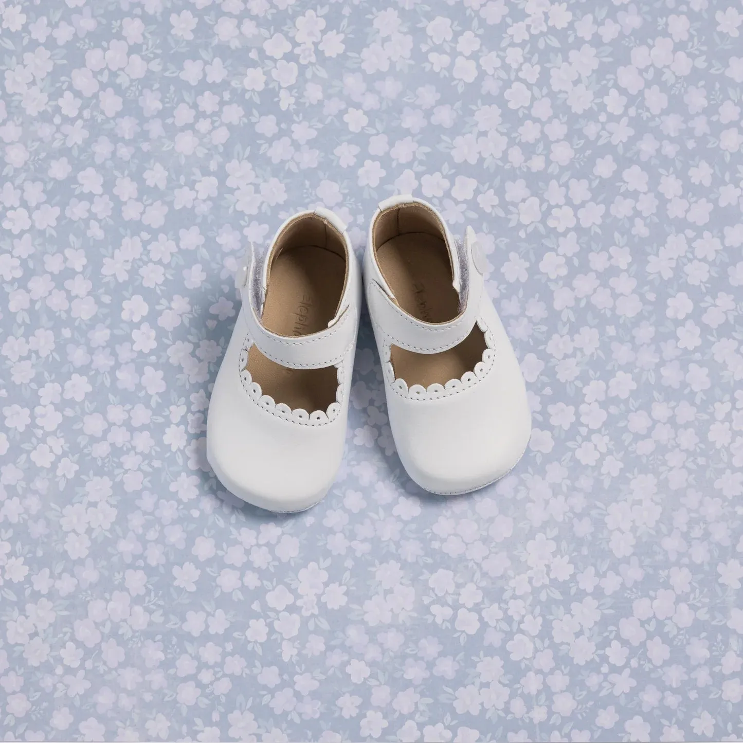 Infant Mary Janes - White
