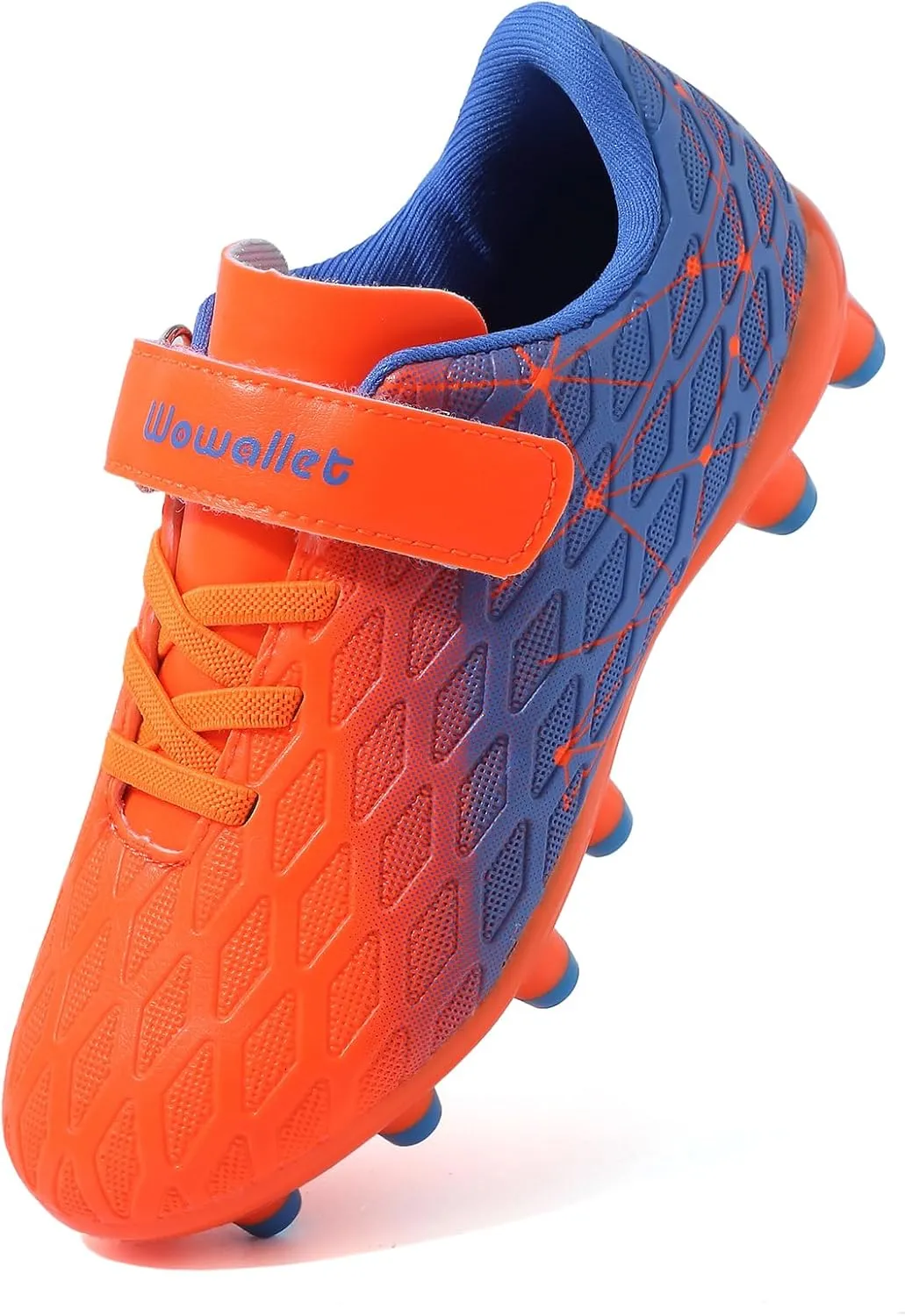 Kids Soccer Cleats Boys Girls Athletic Football Shoes for Unisex