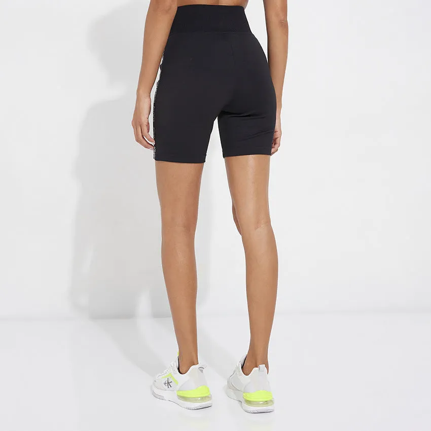 Logo Tape Milano Cycling Shorts - Black