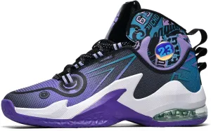 Men's Basketball Shoes,Air Cushioned Sole Provides Adequate CushioningArch Support High Top Basketball Shoes,Daily Training Shoes,Combat Basketball Shoes,Indoor and Outdoor Basketball Shoes