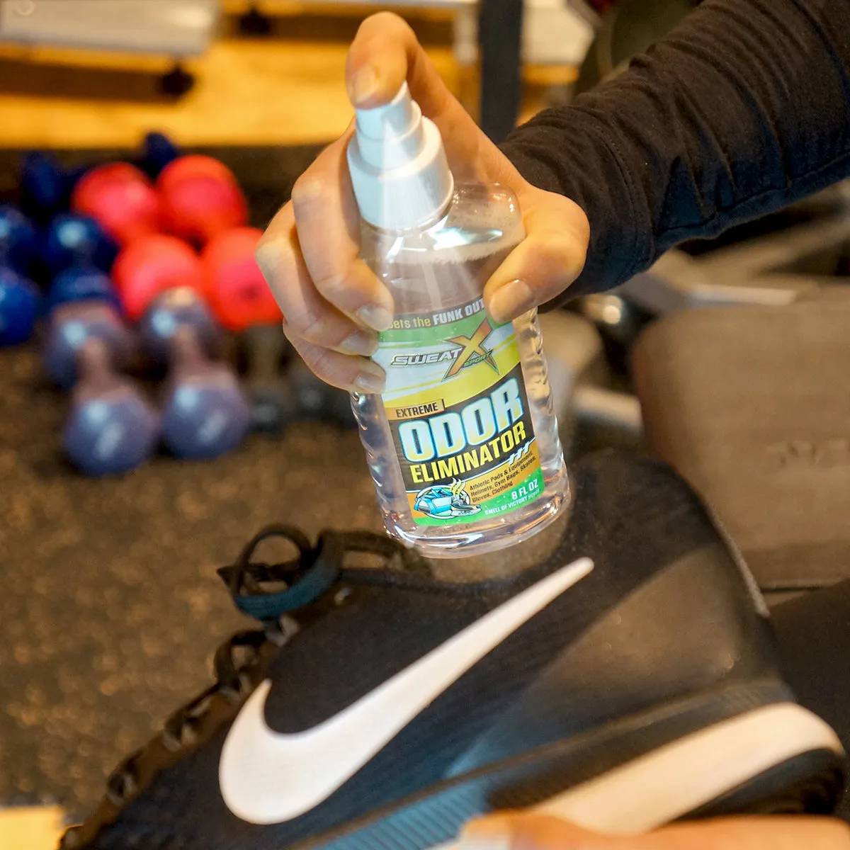 Odor Combo Bundle | Sweat X Extreme Odor Eliminator Spray - 8 oz & 16 oz bottles