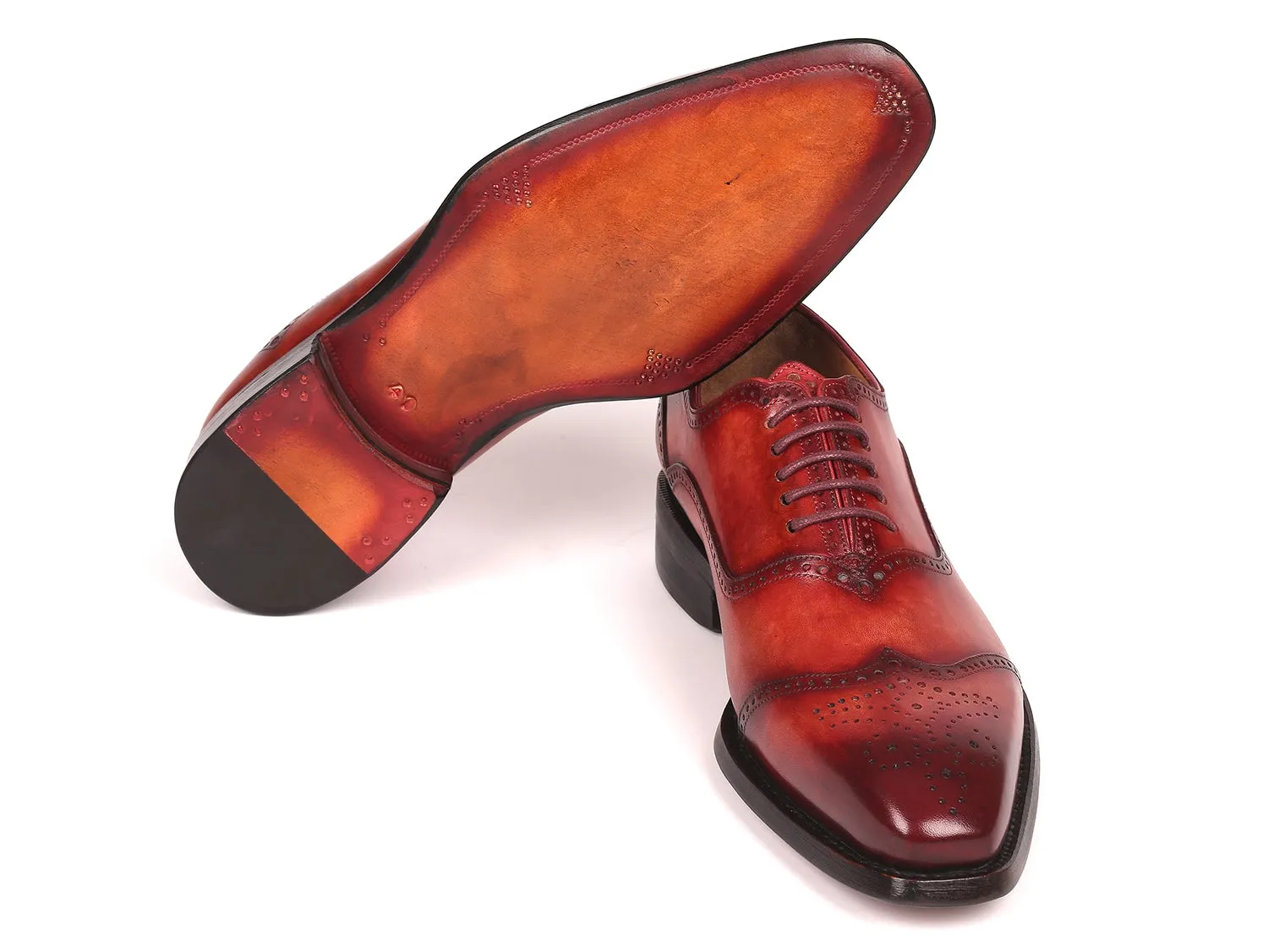 Paul Parkman Reddish Brown Goodyear Welted Oxford