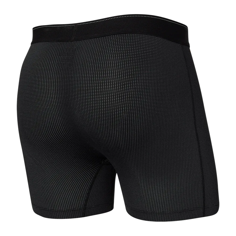 Quest Quick-Dry Mesh Boxer Brief Black