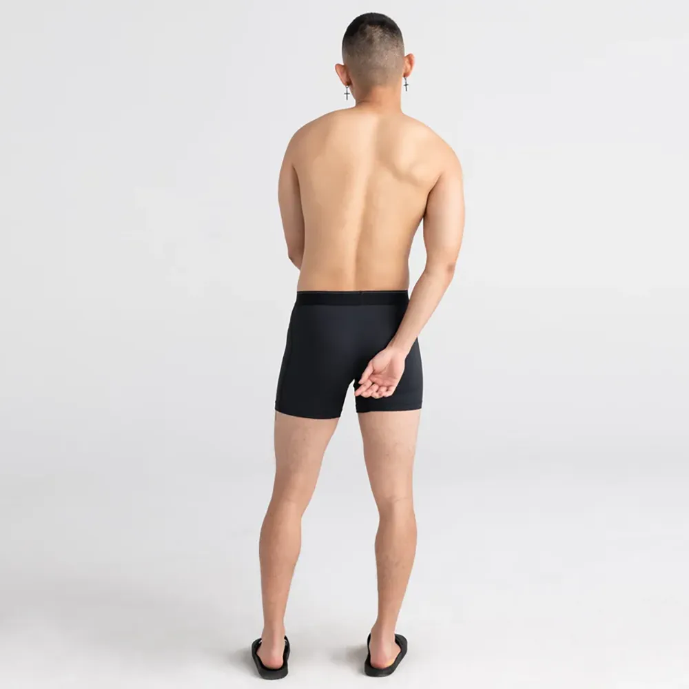 Quest Quick-Dry Mesh Boxer Brief Black