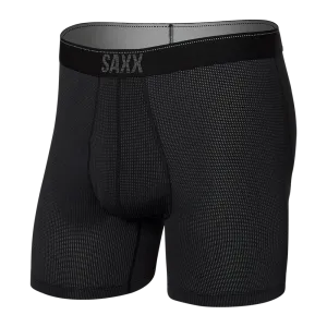 Quest Quick-Dry Mesh Boxer Brief Black